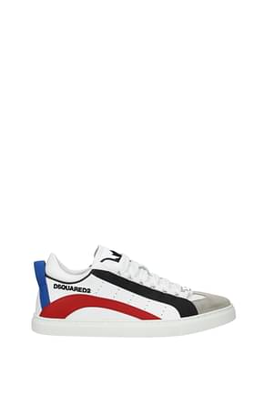 Dsquared2 Sneakers Homme Cuir Blanc
