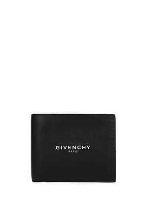 Givenchy Billeteras Hombre Piel Negro