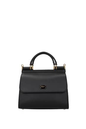 Dolce&Gabbana Handbags sicily 58 Women Leather Black Black