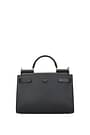 Dolce&Gabbana Handbags sicily 62 medium Women Leather Gray Dark Grey