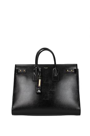 Saint Laurent Handbags sac de jour Men Leather Black
