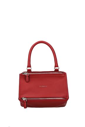 Givenchy Handbags pandora small Women Leather Red Dark Red
