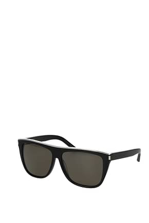 Saint Laurent Sunglasses Women Acetate Black Silver