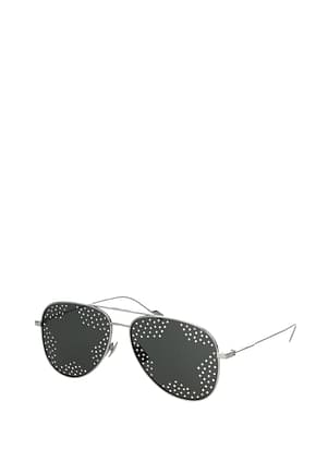 Saint Laurent Sunglasses Women Metal Silver