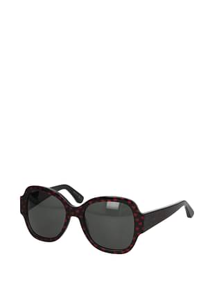 Saint Laurent Sunglasses Women Acetate Black Red