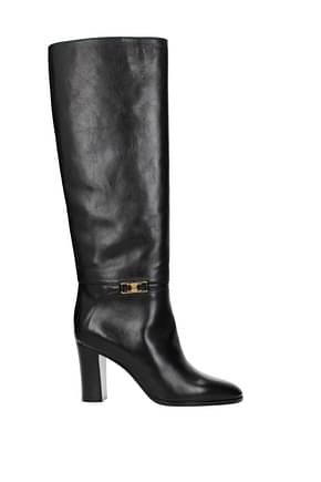 Celine Boots claude Women Leather Black