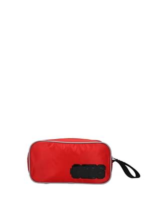 GCDS Beauty cases Men Fabric  Red