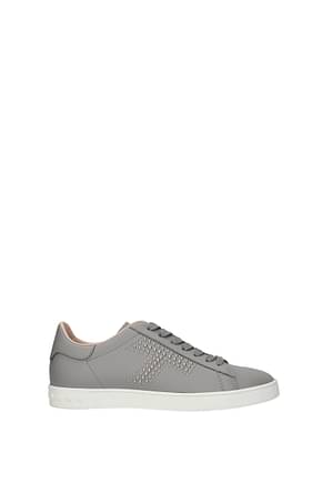 Tod's Sneakers Mujer Piel Gris