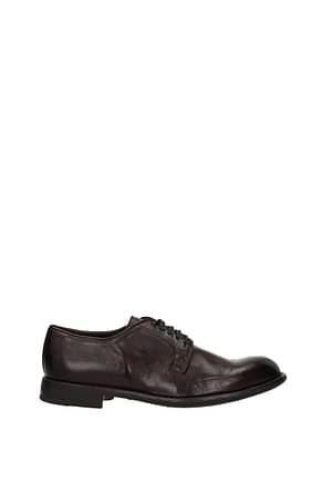 Doucal's Lace up and Monkstrap Men Leather Brown