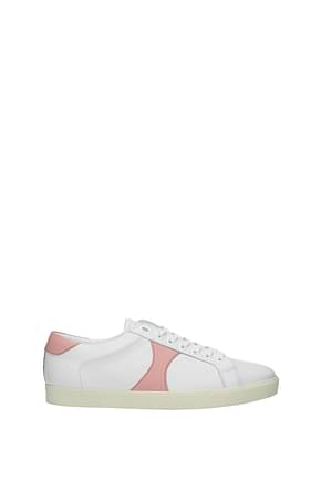 Celine Sneakers triomphe Women Leather White Pink