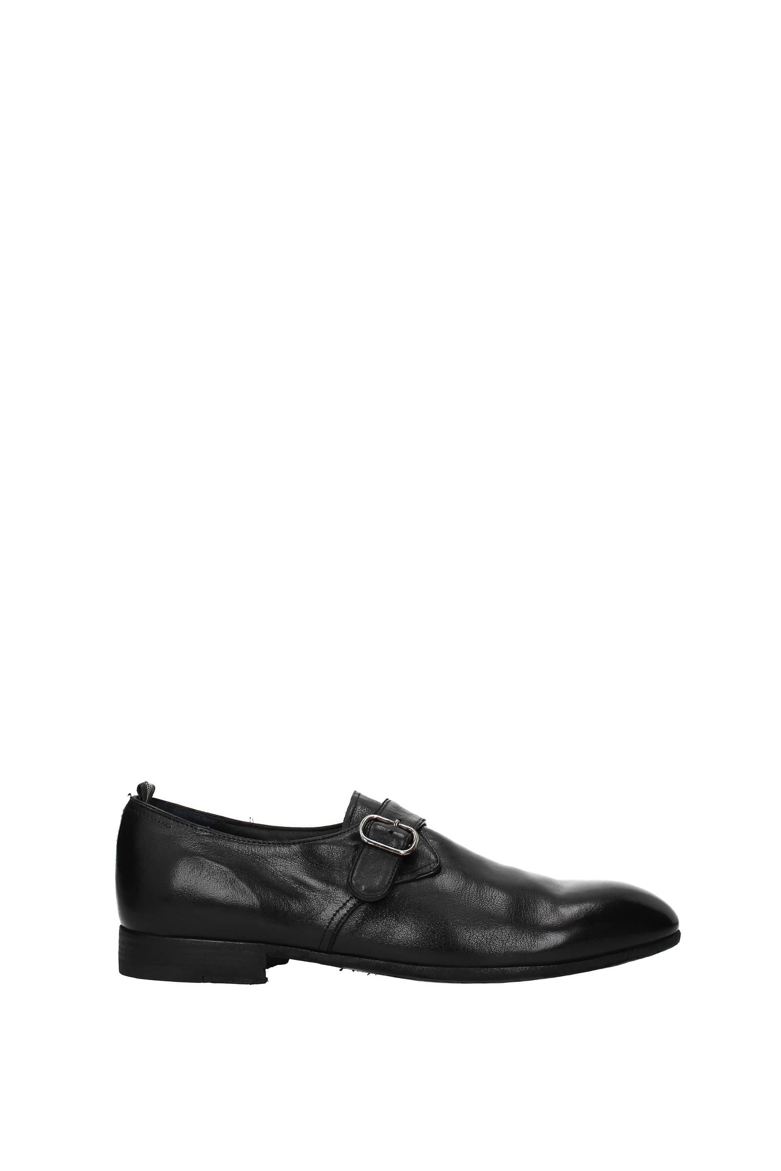 Officine Creative Leder Leder schnürschuhe in Schwarz für Herren Herren Schuhe Schnürschuhe Derby Schuhe 