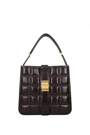 Bottega Veneta Handbags Women Leather Brown