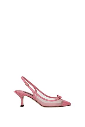 Dolce&Gabbana Sandals Women Leather Pink