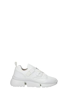 Chloé Sneakers Donna Pelle Bianco