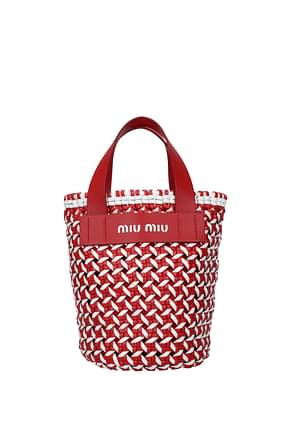 Miu Miu Handbags Women Polyurethane Red