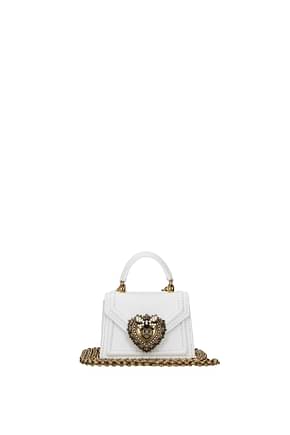 Dolce&Gabbana Crossbody Bag devotion Women Leather White