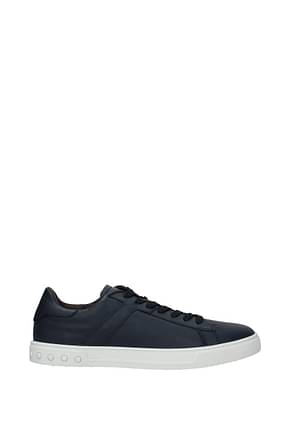 Tod's Sneakers Men Leather Blue