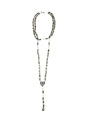 Givenchy Necklaces Women Brass Gray
