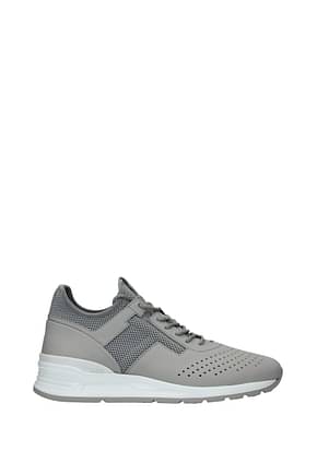 Tod's Sneakers Men Leather Gray