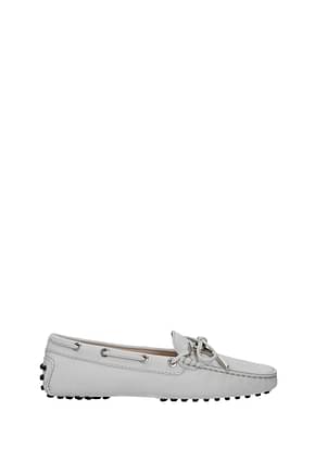 Tod's Loafers Women Suede Gray