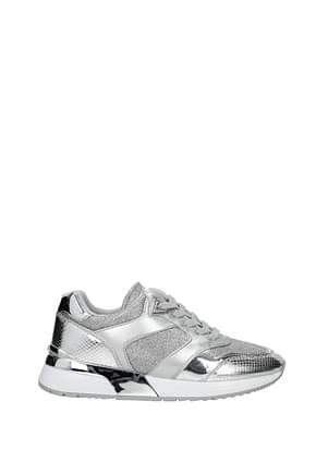 Guess Sneakers Femme Polyuréthane Argent