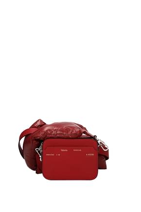 Moncler Crossbody Bag valextra Women Leather Red