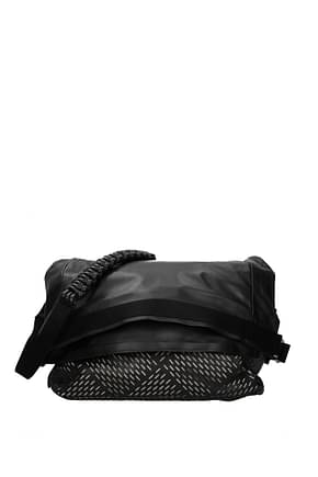 Bottega Veneta Travel Bags Men Leather Black
