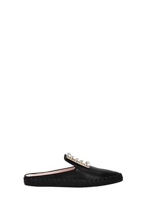 Roger Vivier Slippers and clogs Women Leather Black
