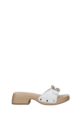 Roger Vivier Slippers and clogs Women Leather White