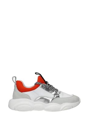 Moschino Sneakers Men Leather Multicolor