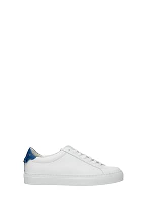 Givenchy Sneakers urban street Femme Cuir Blanc Bleu
