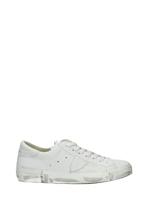 Philippe Model Sneakers prsx Uomo Pelle Bianco Bianco
