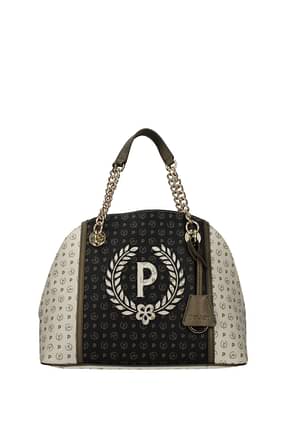 Pollini Handbags Women PVC Beige Bronze