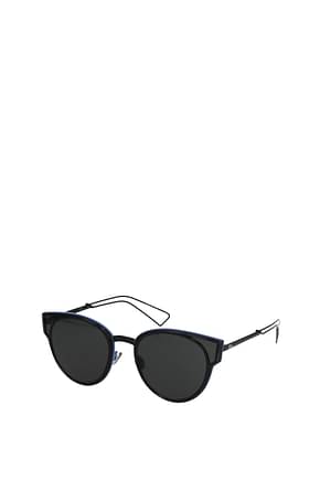 Christian Dior Sunglasses Women Metal Black Cornflower