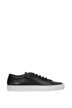 Common Projects Sneakers Men Leather Black