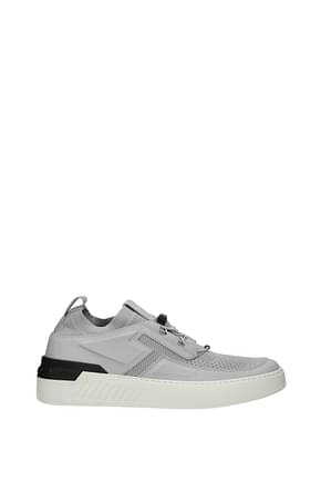 Tod's Sneakers Homme Tissu Gris Gris
