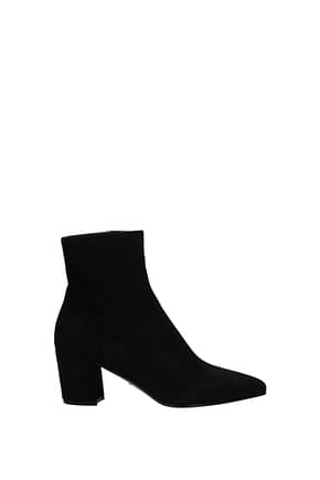 Prada Ankle boots Women Suede Black