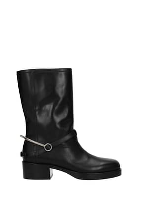 Christian Dior Ankle boots Women Leather Black
