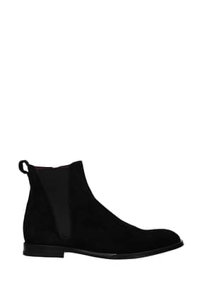Dolce&Gabbana Ankle Boot Men Suede Black