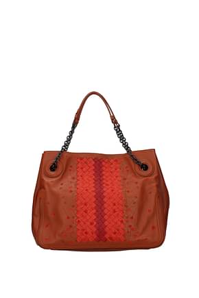 Bottega Veneta Handbags Women Leather Brown