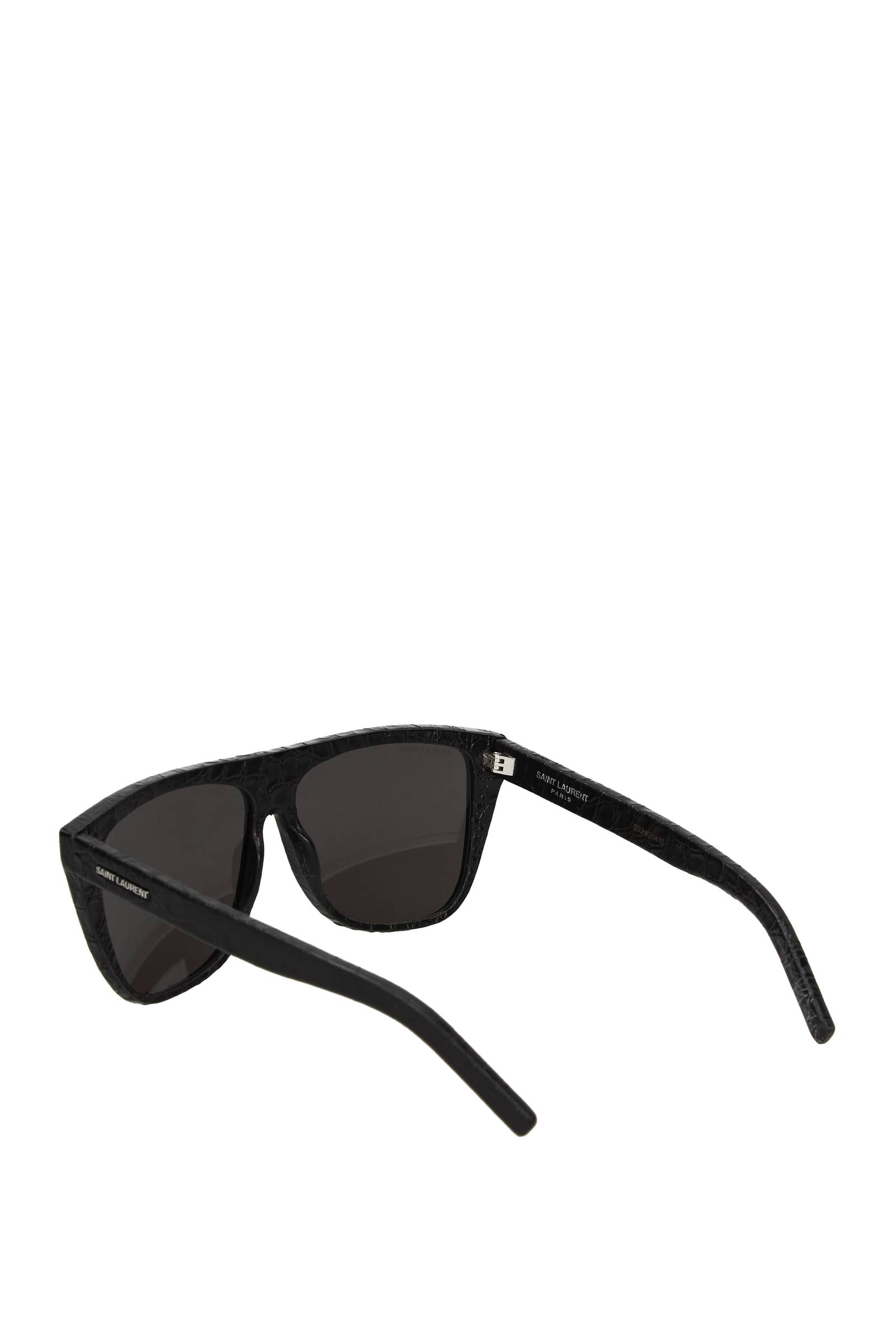 Black Saint Laurent Metal Sunglasses in Black Black Black Womens Sunglasses Saint Laurent Sunglasses - Save 30% 