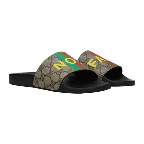 skandaløse Vidner Duplikering Gucci Slippers and clogs Women 6363452GC008252 Fabric 216€