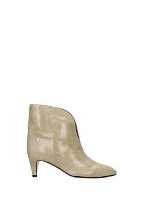 Isabel Marant Ankle boots Women Leather Beige