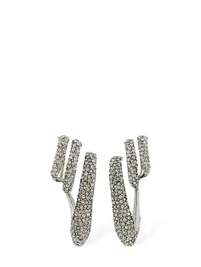 Alexander McQueen Earrings Women Brass Silver