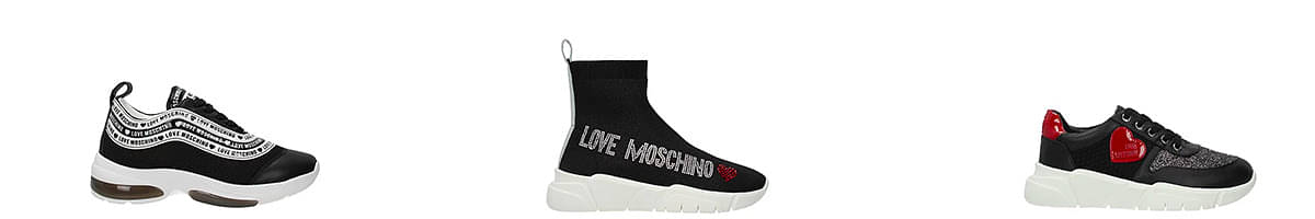 love moschino slip on sneakers