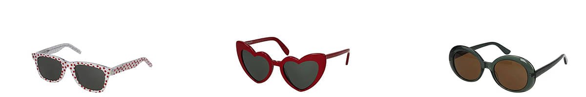 saint laurent heart sunglasses